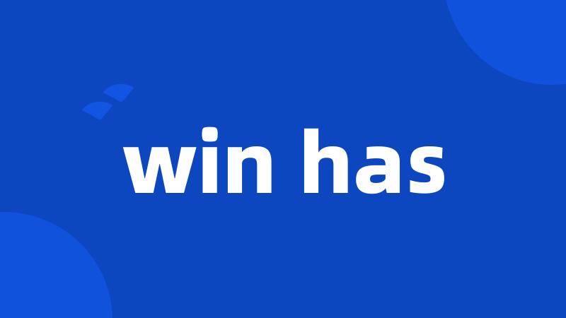 win has