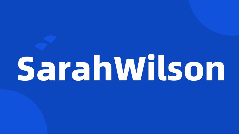 SarahWilson