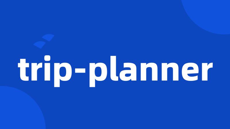 trip-planner