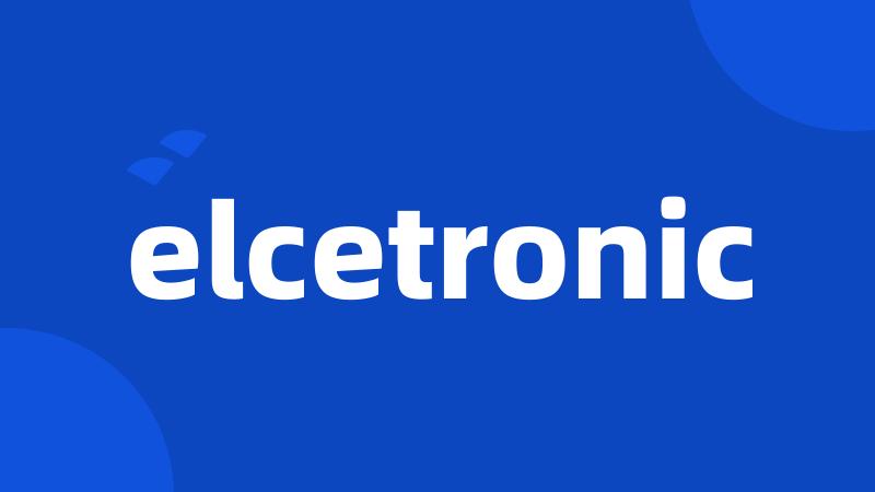 elcetronic