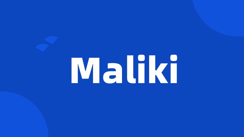 Maliki