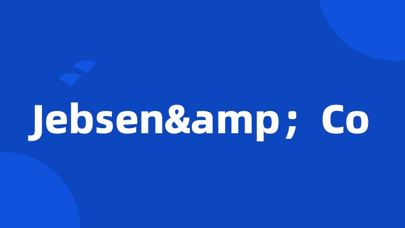Jebsen&;Co