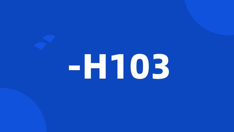 -H103
