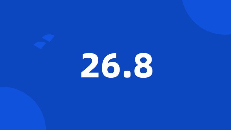26.8