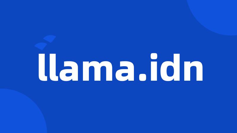 llama.idn