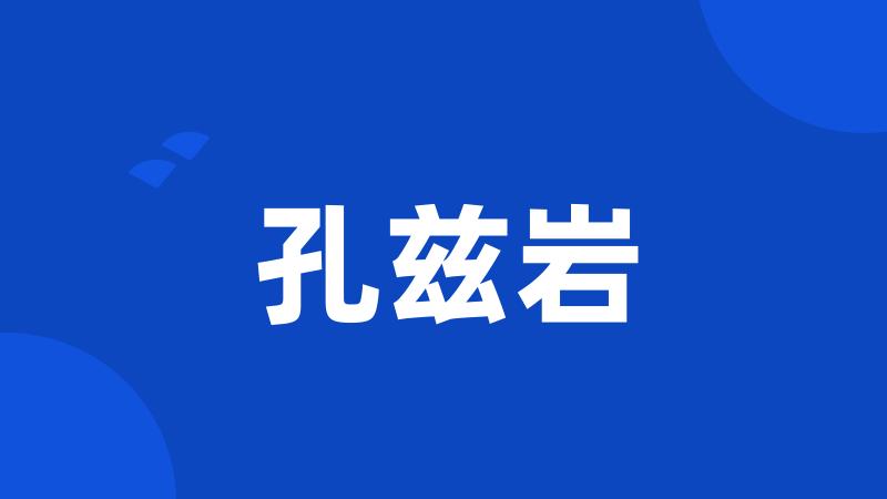 孔兹岩