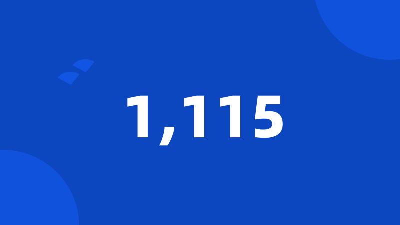 1,115