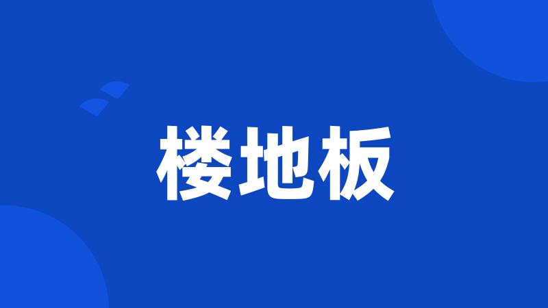 楼地板