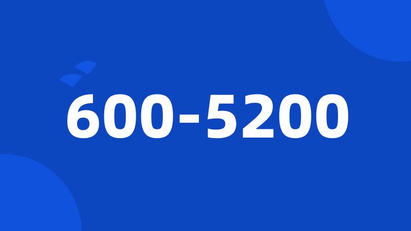 600-5200