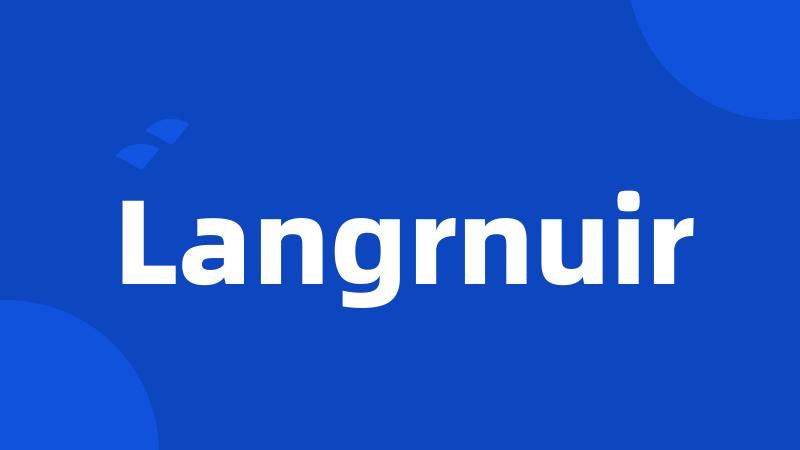 Langrnuir