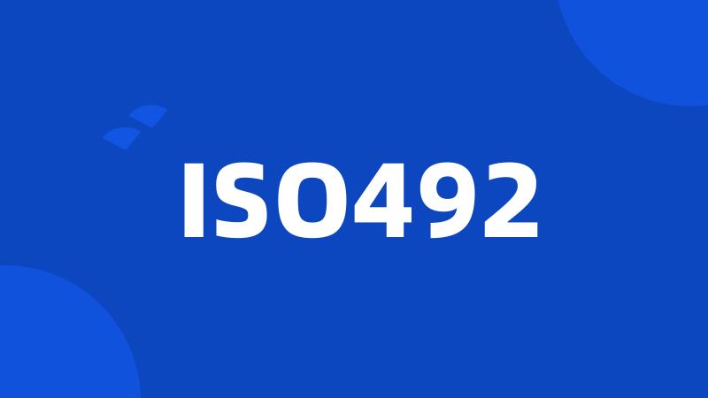 ISO492