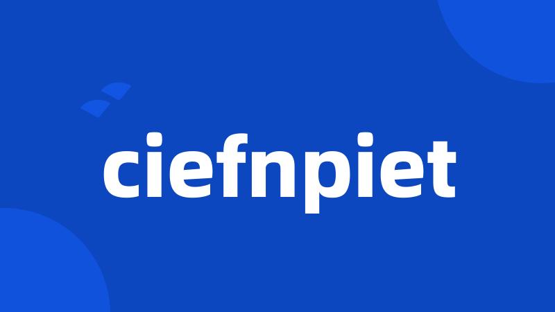 ciefnpiet