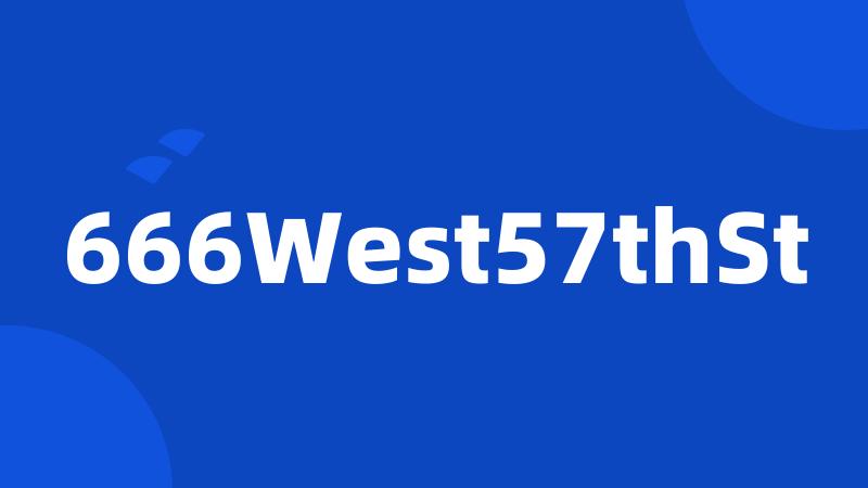 666West57thSt