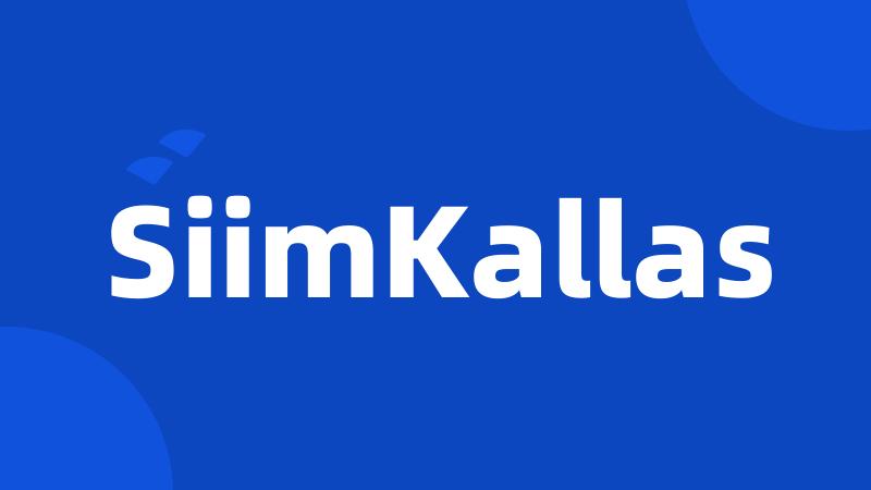 SiimKallas