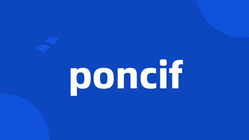poncif