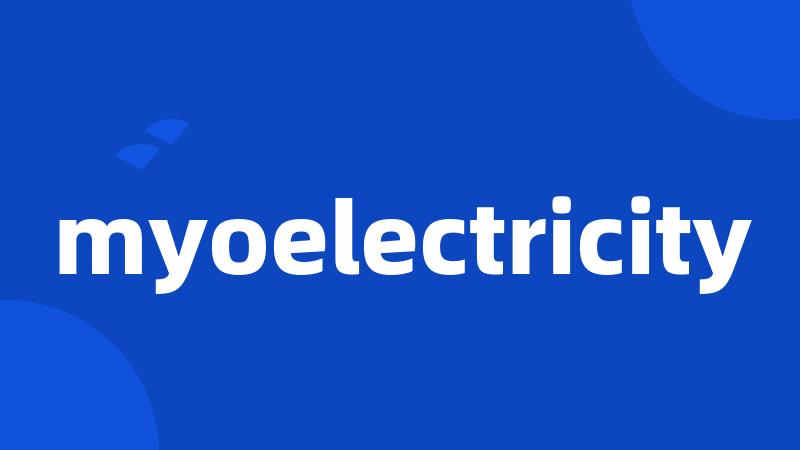 myoelectricity