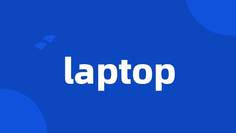 laptop