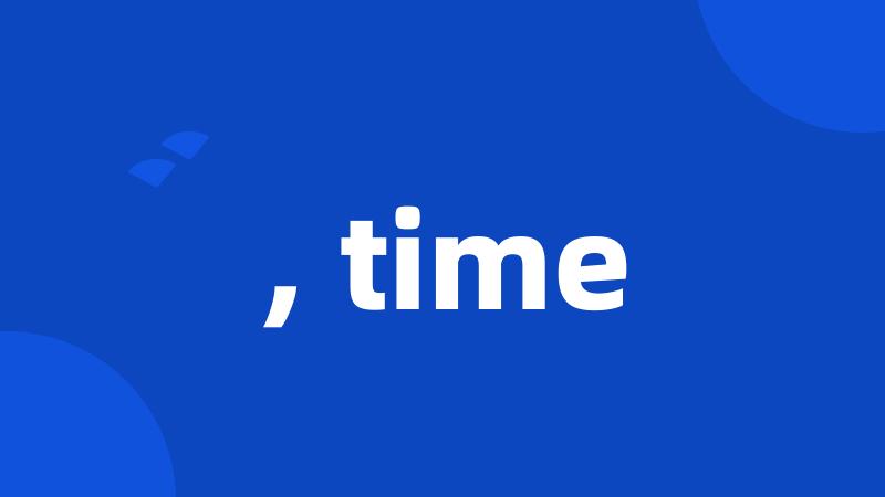 , time