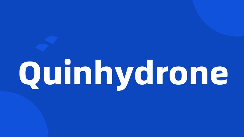 Quinhydrone