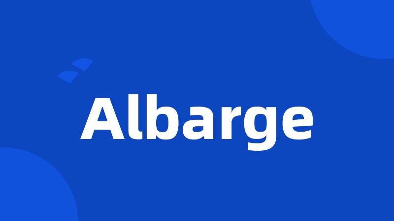Albarge