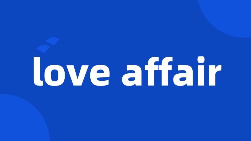 love affair