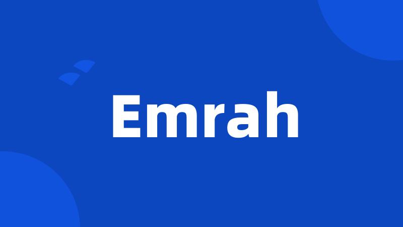 Emrah