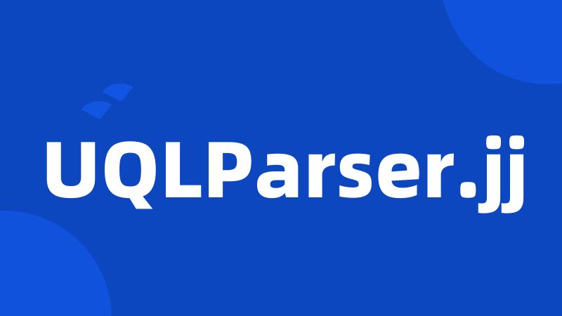 UQLParser.jj