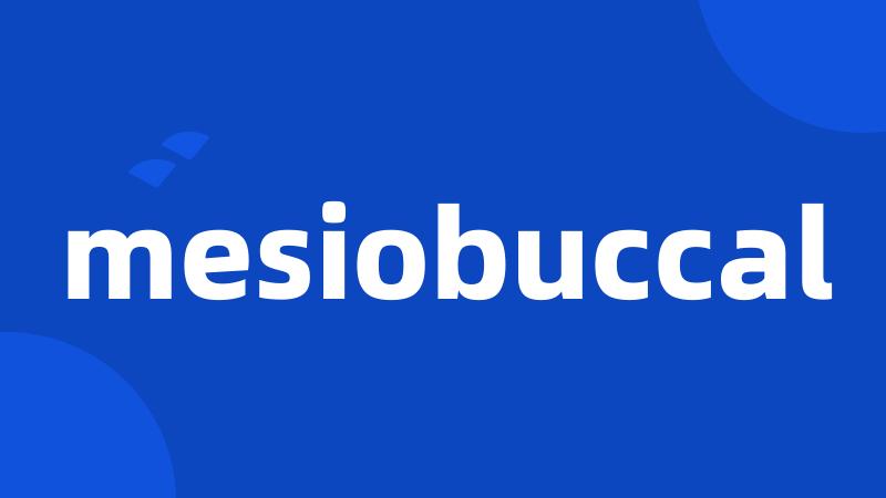 mesiobuccal