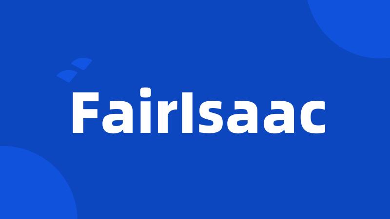 FairIsaac