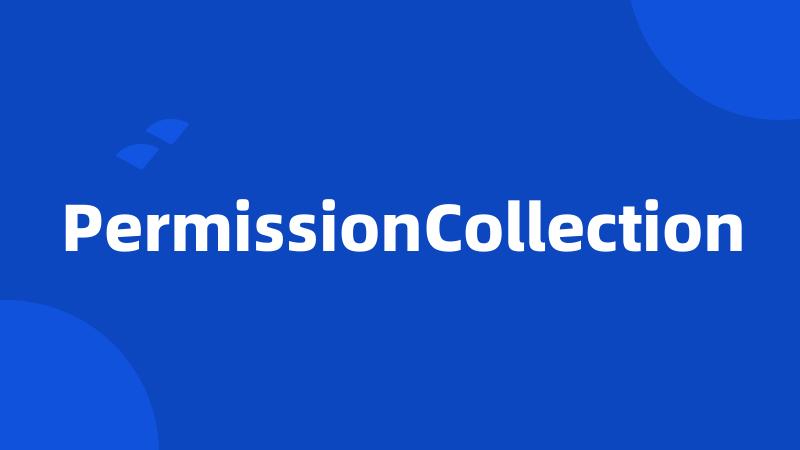 PermissionCollection