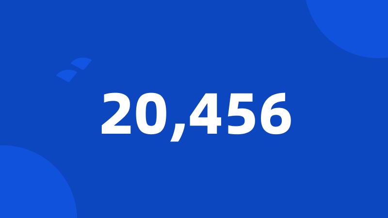 20,456