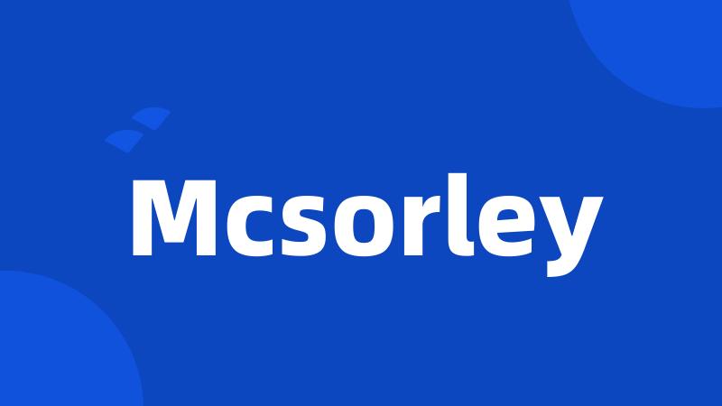 Mcsorley