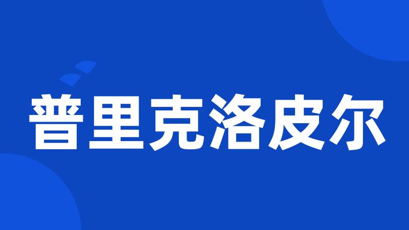 普里克洛皮尔