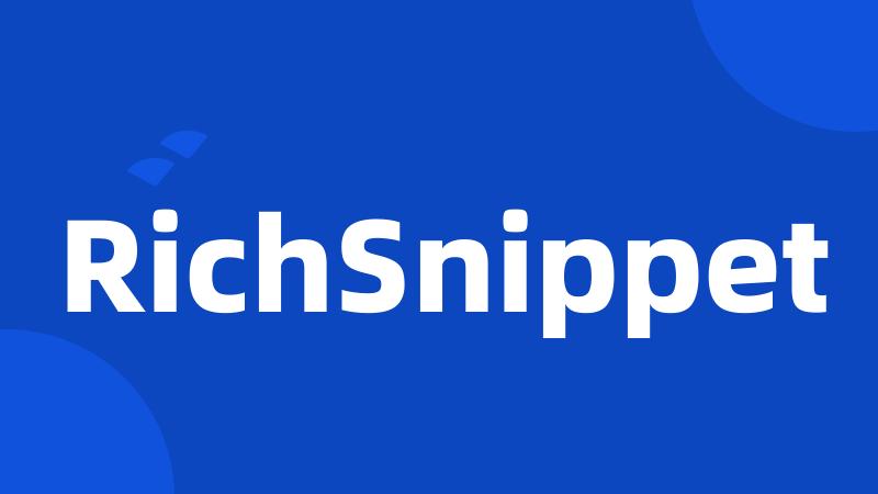 RichSnippet