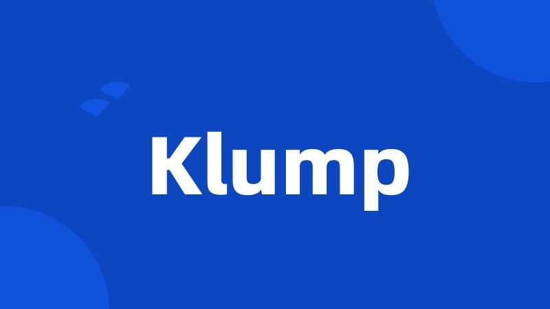Klump