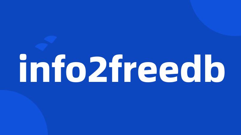 info2freedb