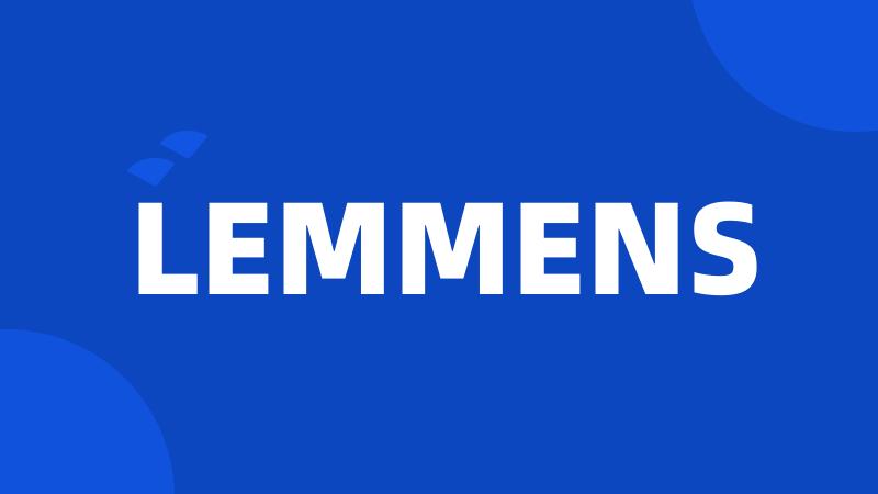LEMMENS