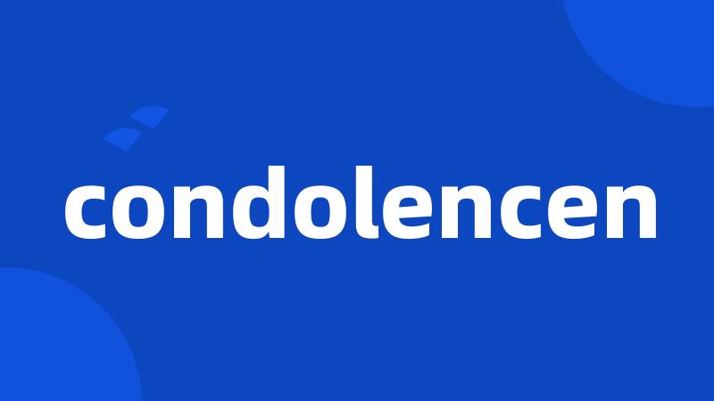 condolencen