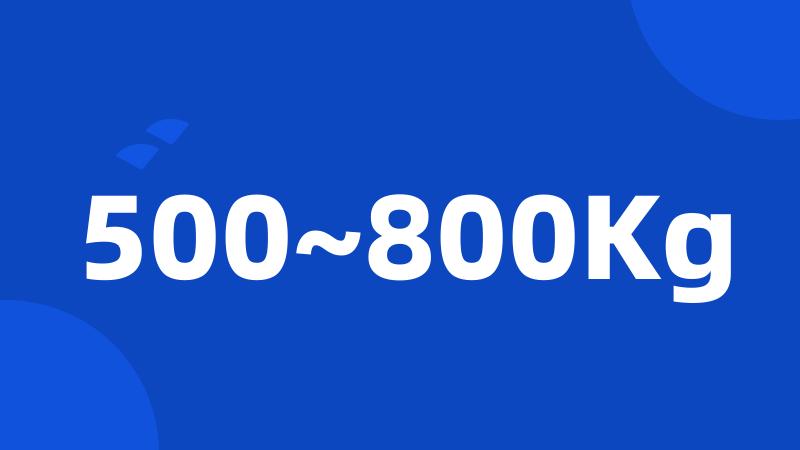 500~800Kg