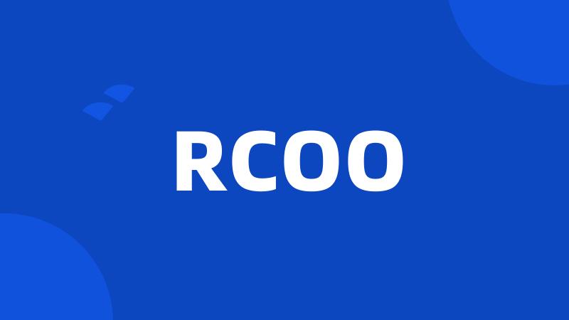 RCOO