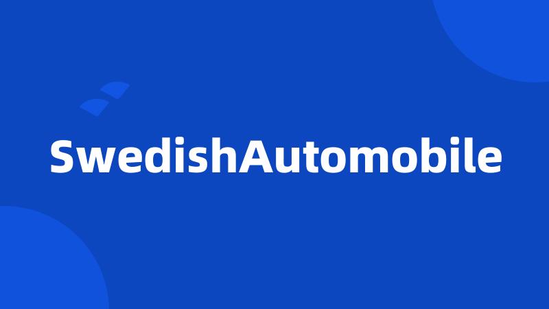 SwedishAutomobile