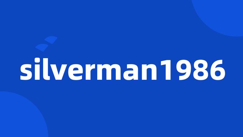 silverman1986
