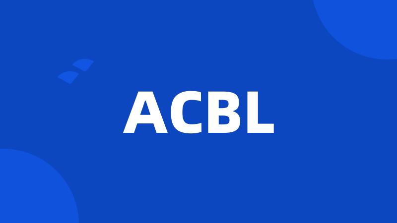 ACBL