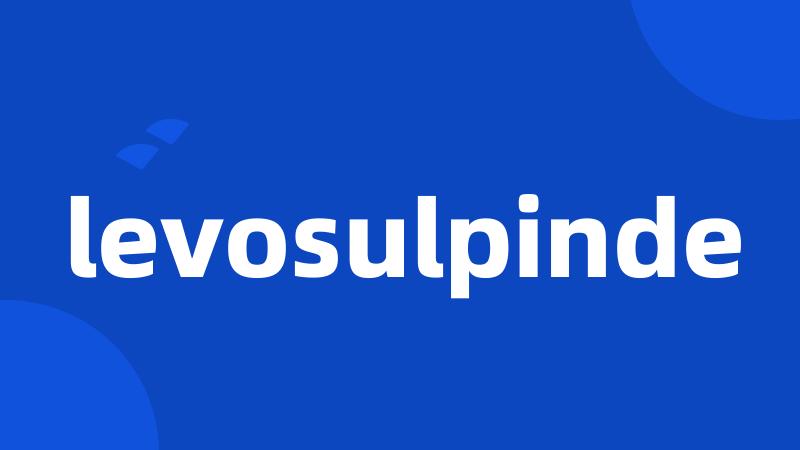 levosulpinde