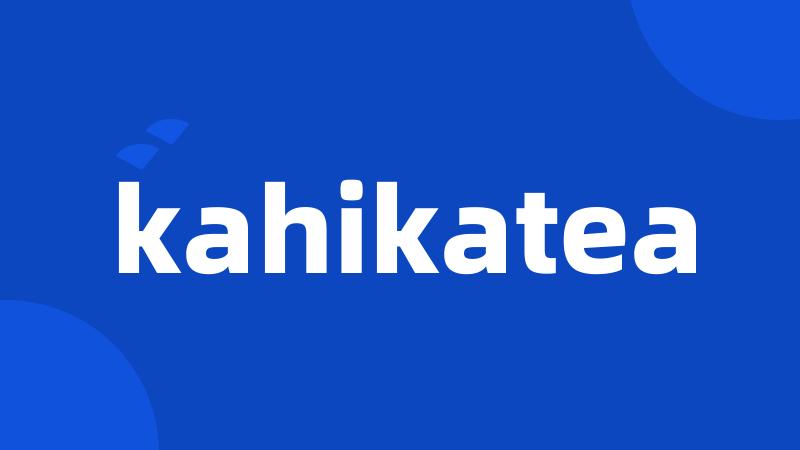 kahikatea