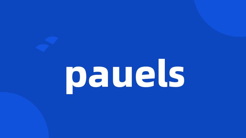pauels