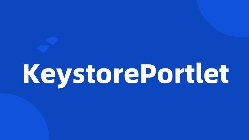 KeystorePortlet