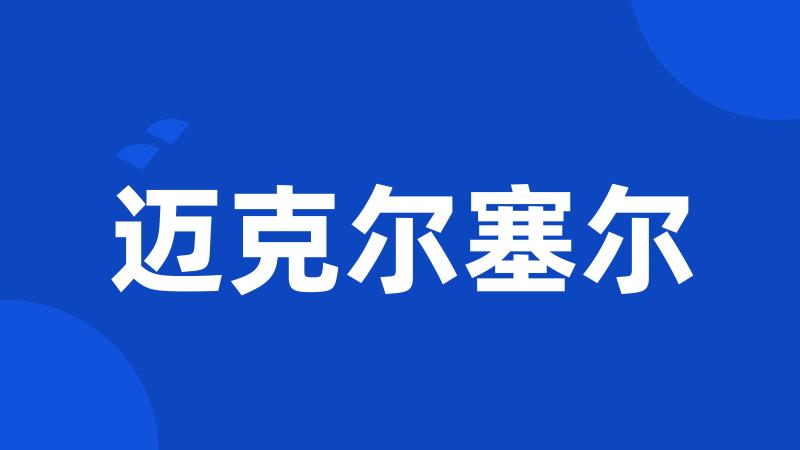迈克尔塞尔