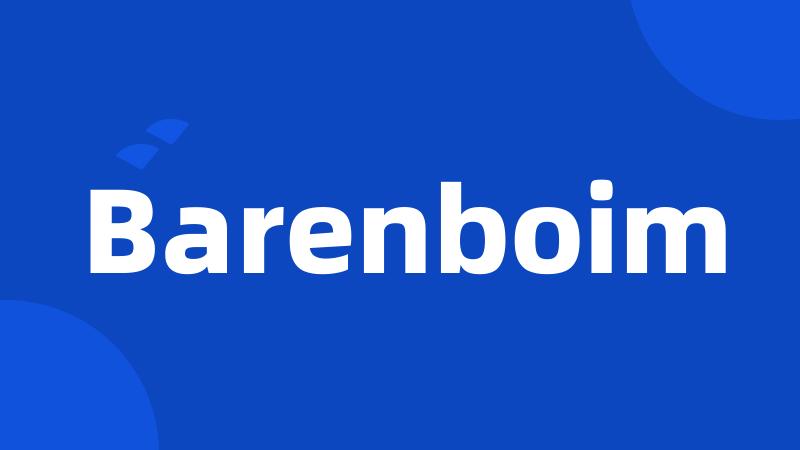 Barenboim
