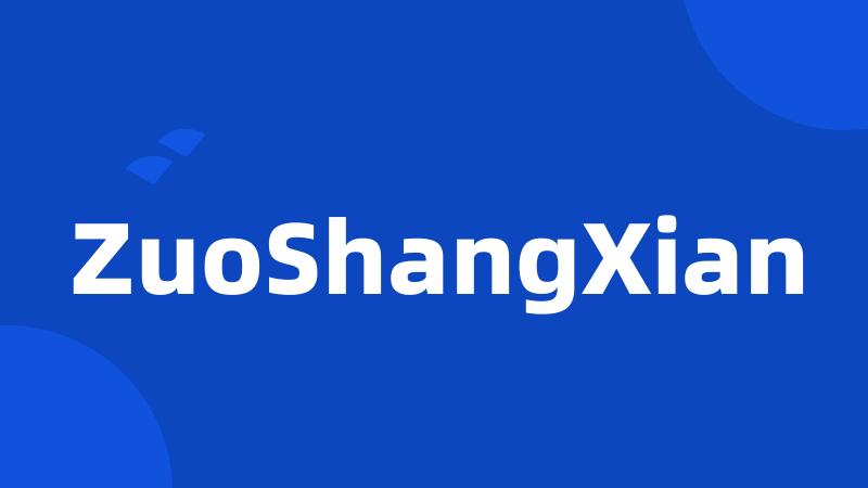 ZuoShangXian